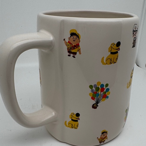 Rae Dunn Disney Pixar UP Doug Squirrel Ceramic Coffee Mug UP - All Over Print - Picture 8 of 10